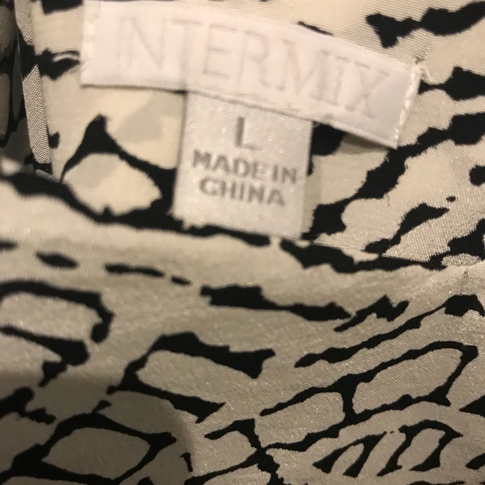 Intermix brand silk maxi dress